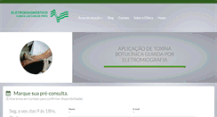 Desktop Screenshot of clinicapinto.com.br