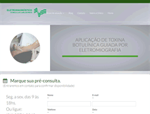 Tablet Screenshot of clinicapinto.com.br